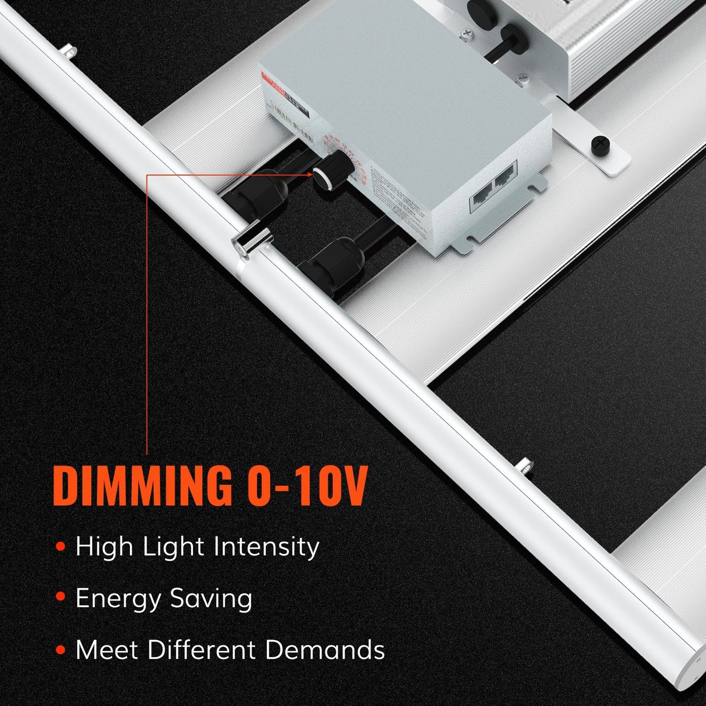 640W Full Spectrum Dimmable LED Grow Light (FOLDABLE)