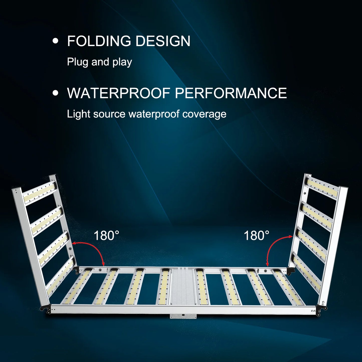 1600W Full Spectrum Dimmable LED Grow Light (FOLDABLE)