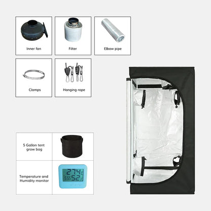 90Cm Grow Tent and Accessories